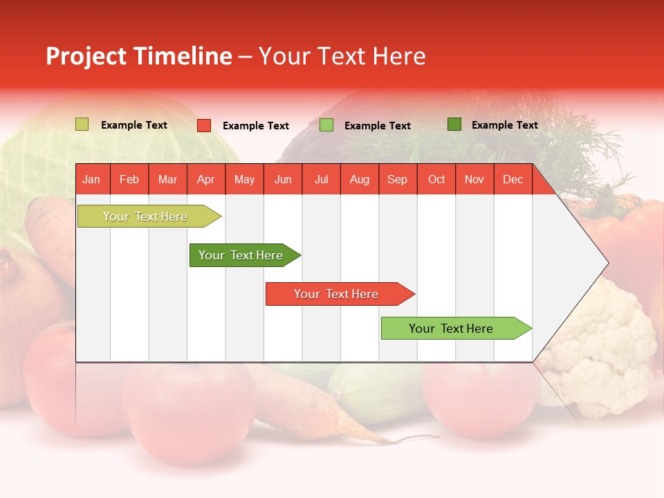 Gourd Cucumber Market PowerPoint Template