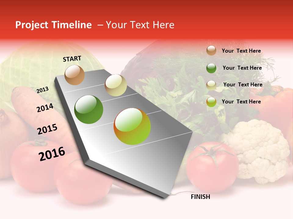 Gourd Cucumber Market PowerPoint Template