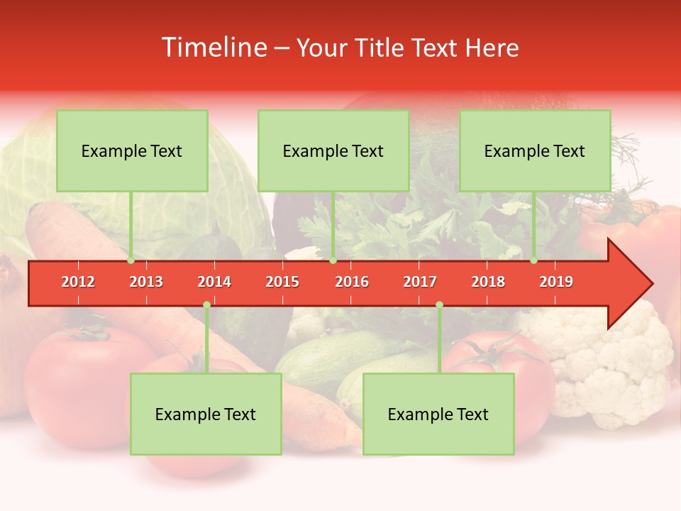 Gourd Cucumber Market PowerPoint Template