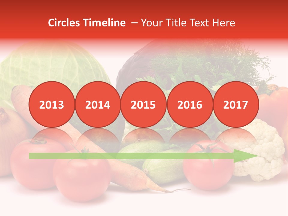 Gourd Cucumber Market PowerPoint Template