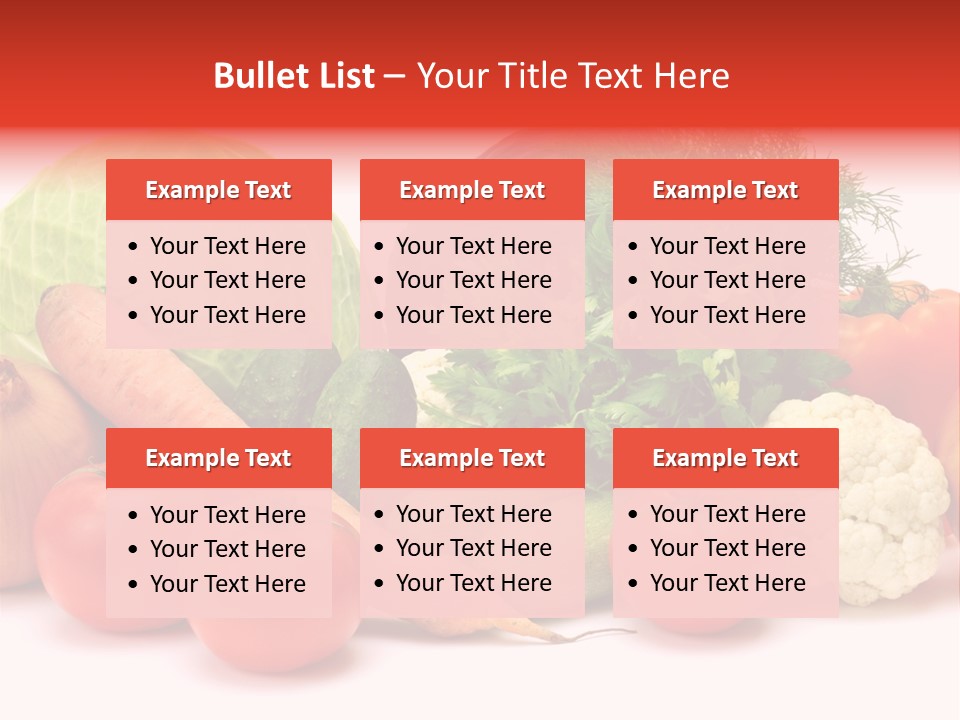 Gourd Cucumber Market PowerPoint Template