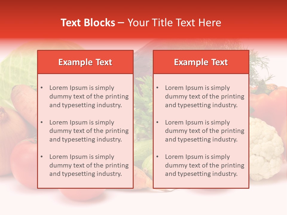 Gourd Cucumber Market PowerPoint Template
