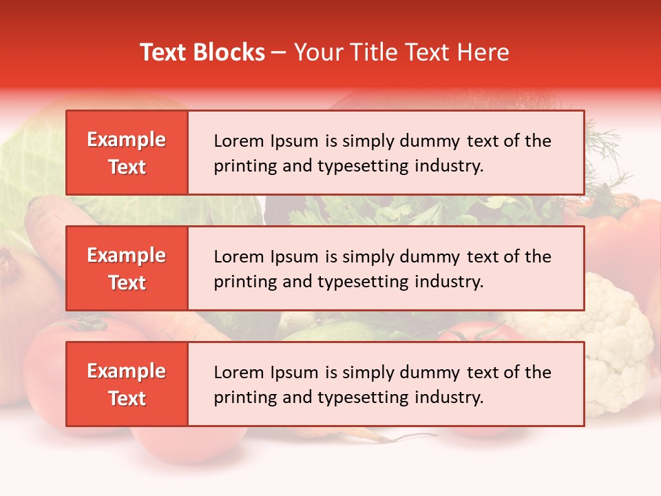 Gourd Cucumber Market PowerPoint Template