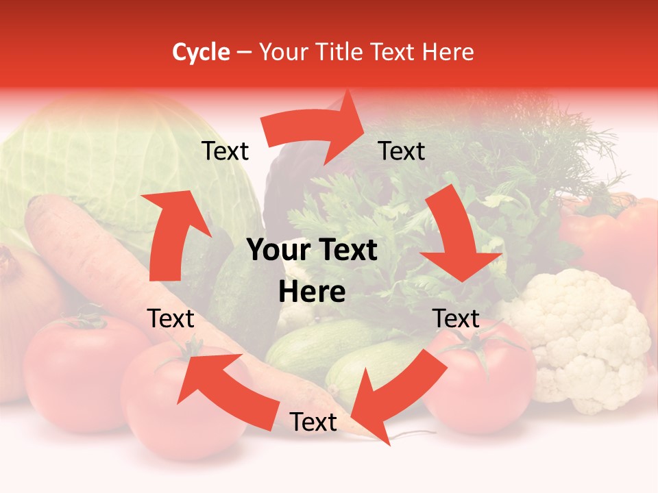 Gourd Cucumber Market PowerPoint Template