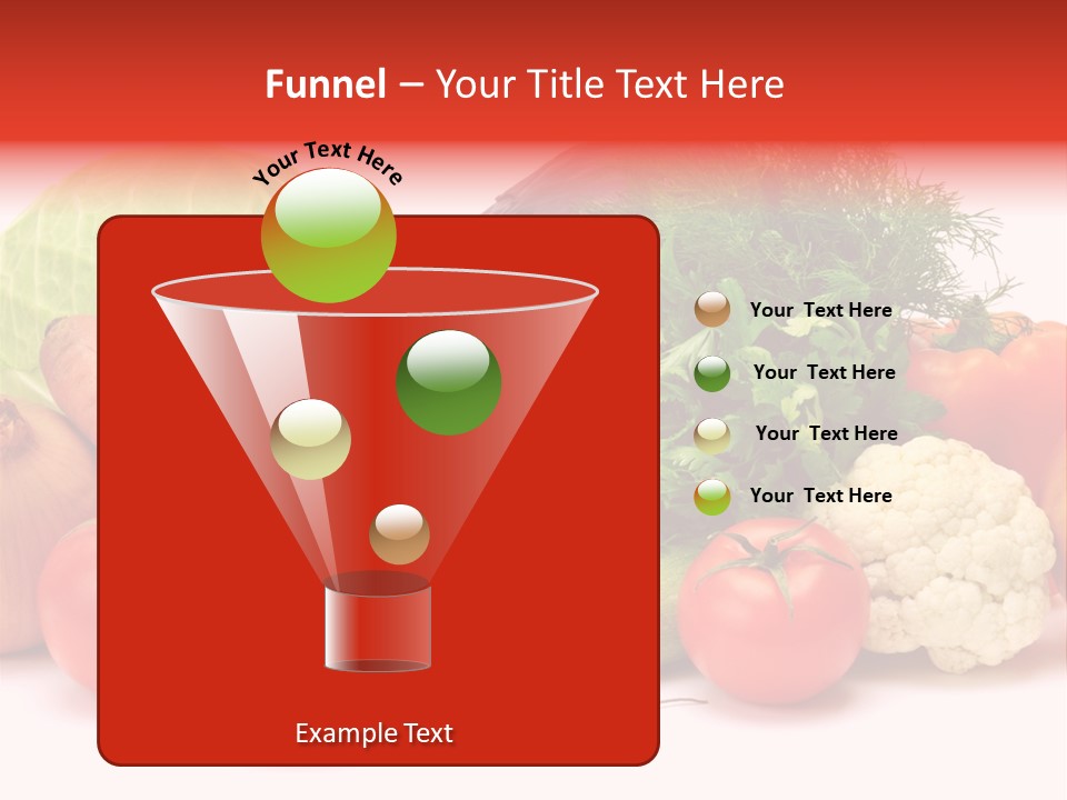 Gourd Cucumber Market PowerPoint Template