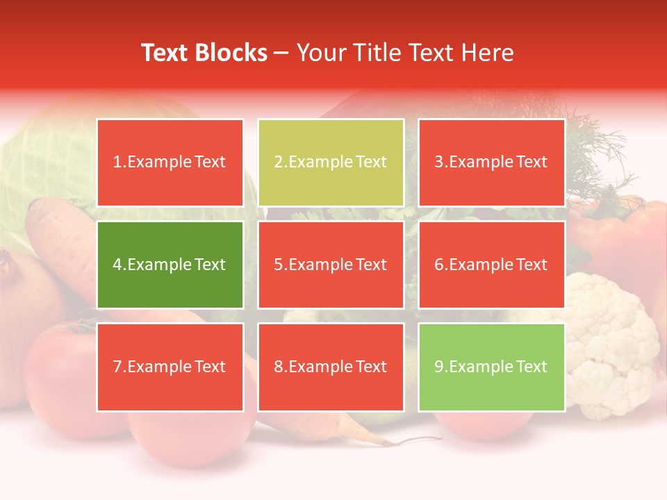 Gourd Cucumber Market PowerPoint Template