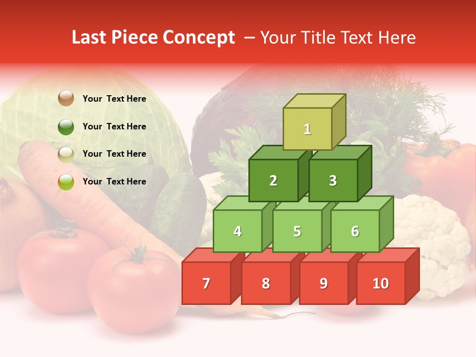 Gourd Cucumber Market PowerPoint Template