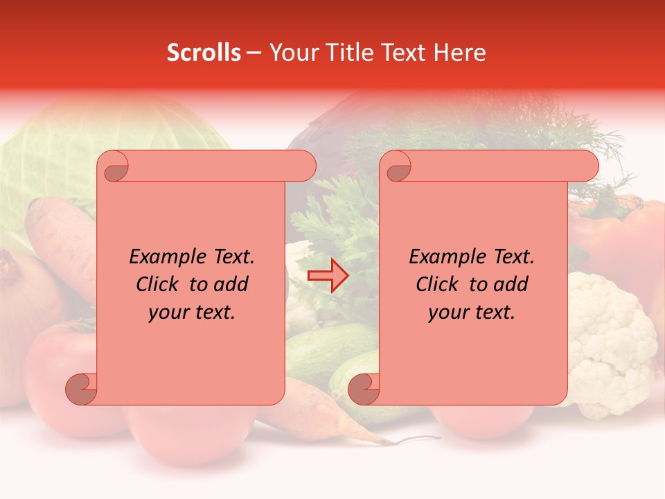 Gourd Cucumber Market PowerPoint Template