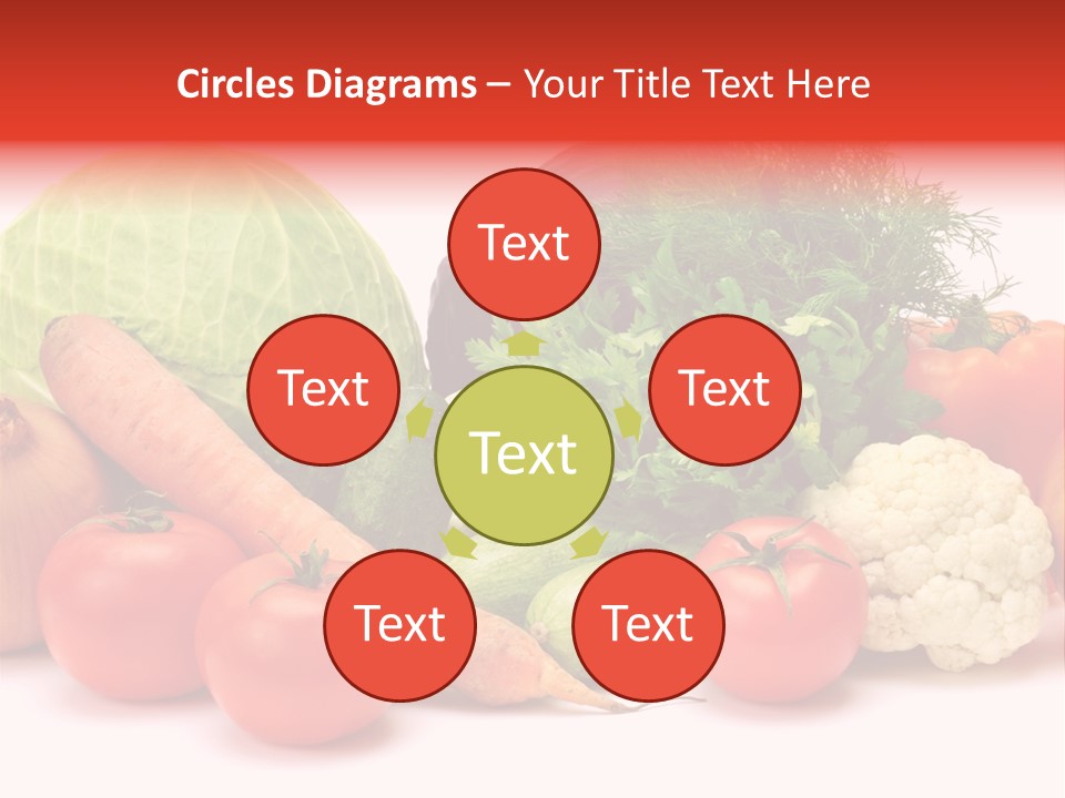 Gourd Cucumber Market PowerPoint Template