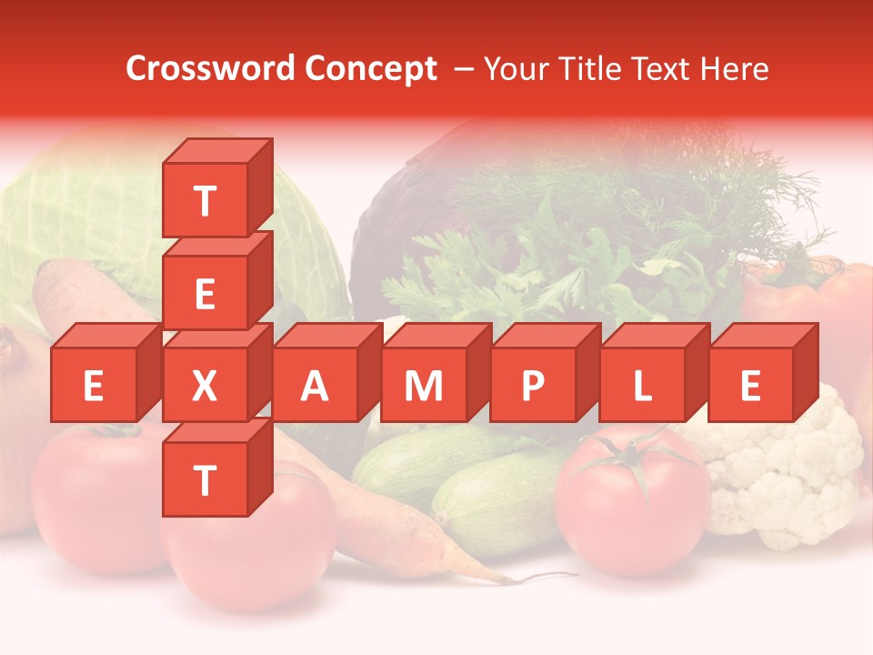 Gourd Cucumber Market PowerPoint Template