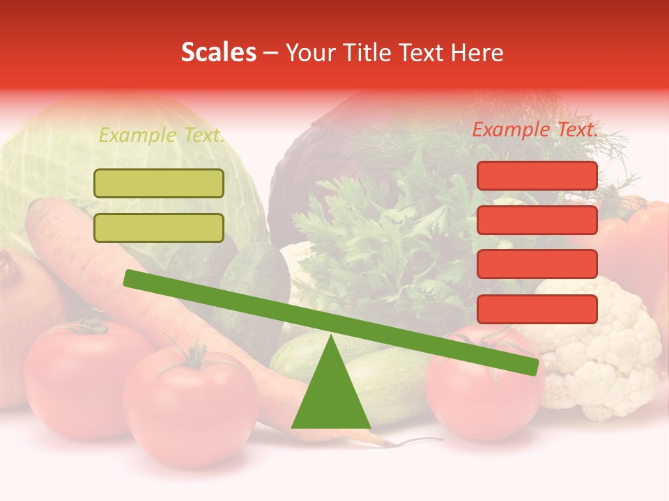 Gourd Cucumber Market PowerPoint Template
