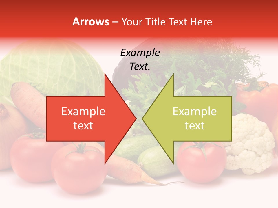 Gourd Cucumber Market PowerPoint Template