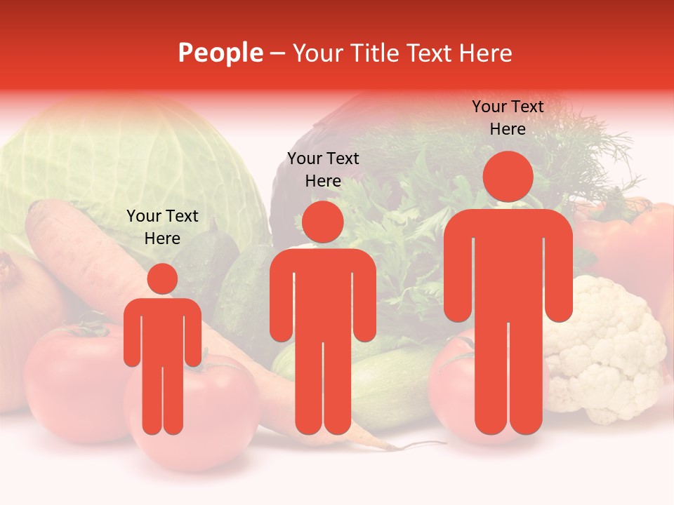 Gourd Cucumber Market PowerPoint Template