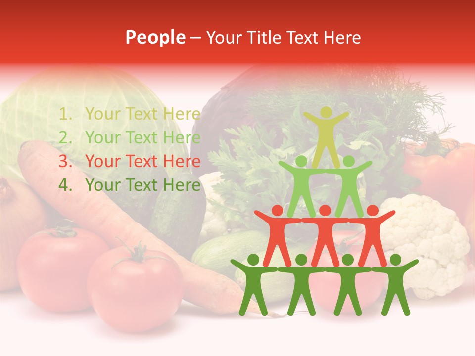 Gourd Cucumber Market PowerPoint Template