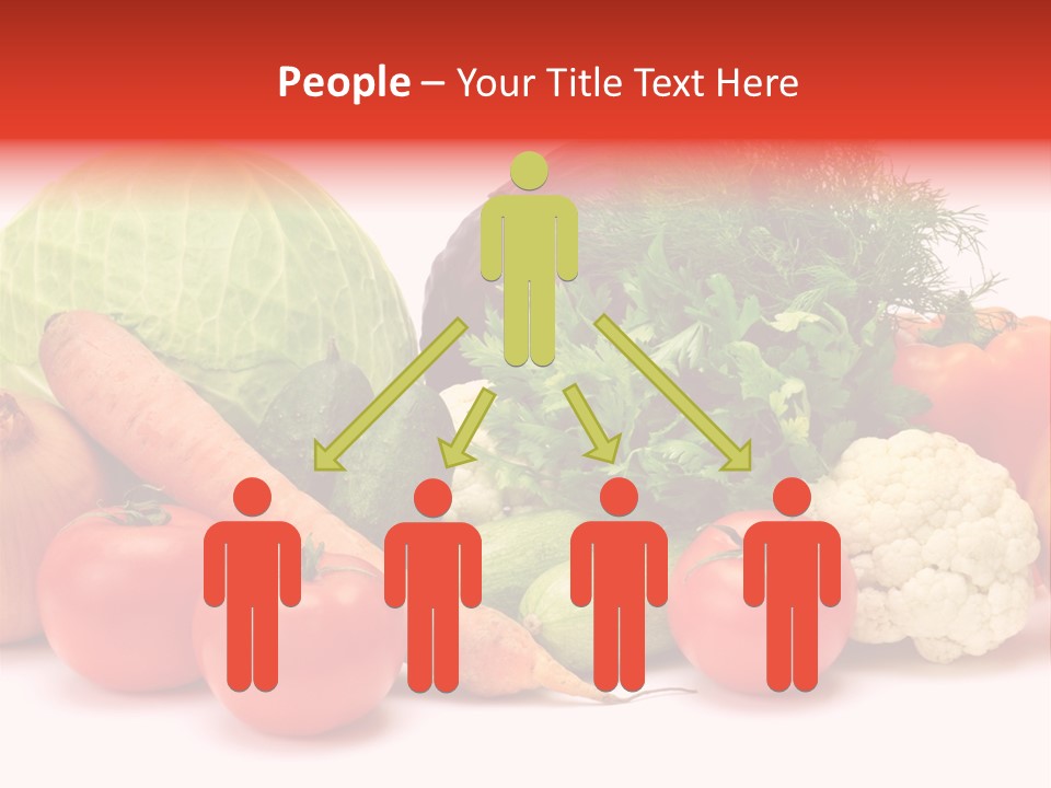 Gourd Cucumber Market PowerPoint Template