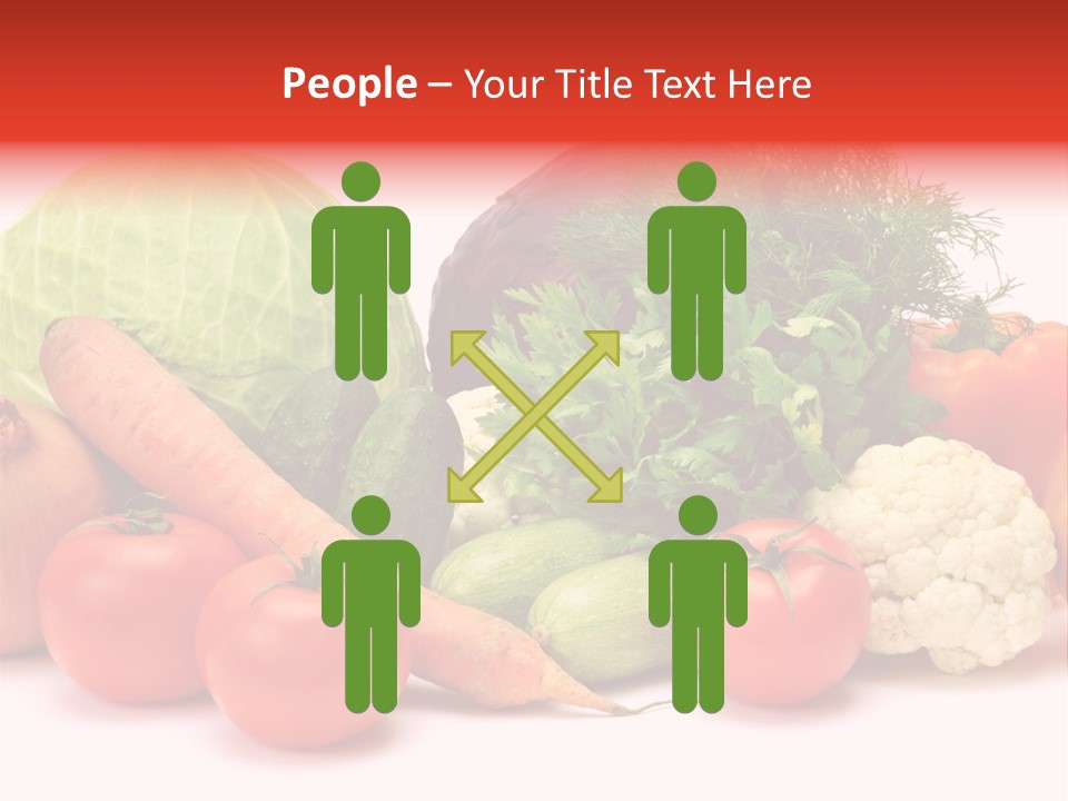 Gourd Cucumber Market PowerPoint Template