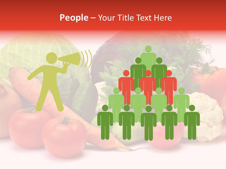 Gourd Cucumber Market PowerPoint Template