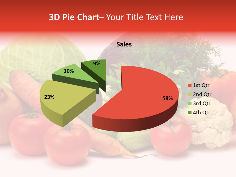 Gourd Cucumber Market PowerPoint Template