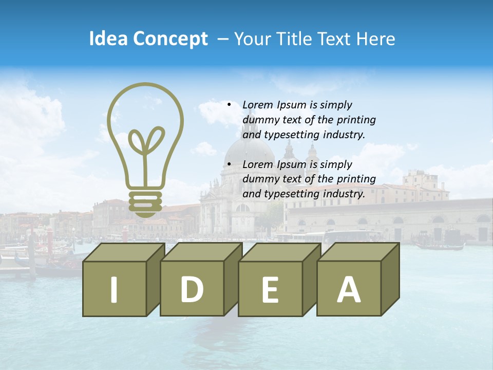 Church Travel Transportation PowerPoint Template