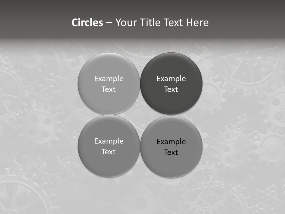 Vintage Mechanism Grunge PowerPoint Template