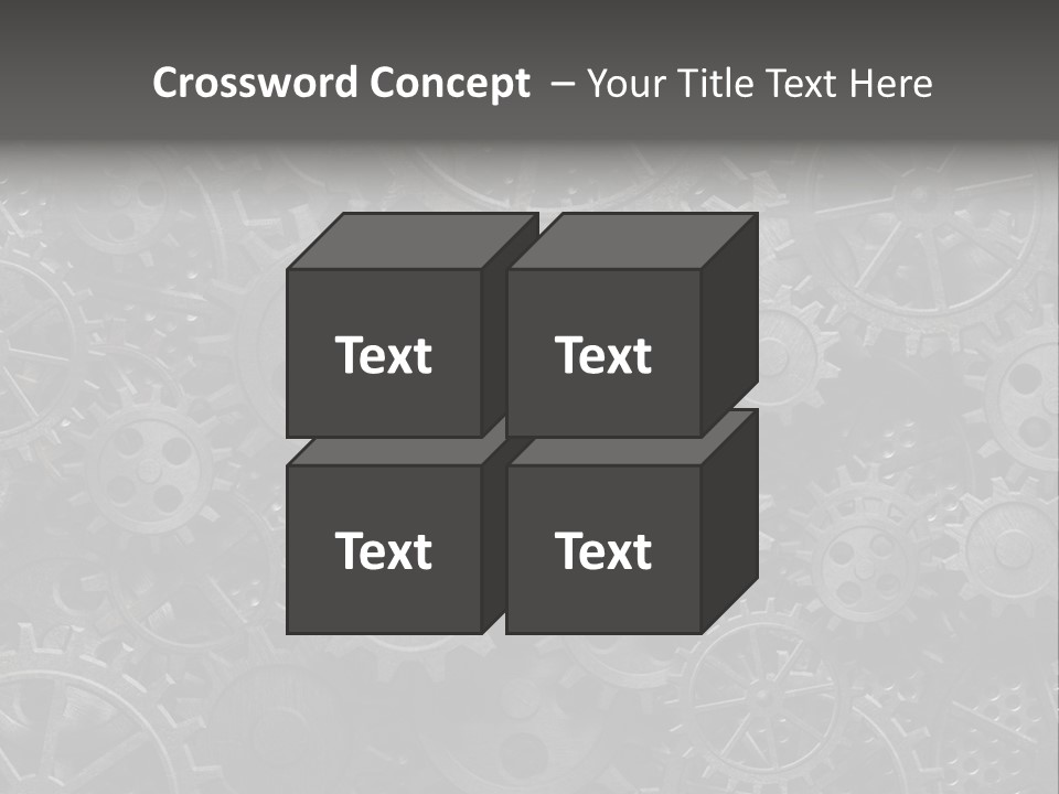 Vintage Mechanism Grunge PowerPoint Template