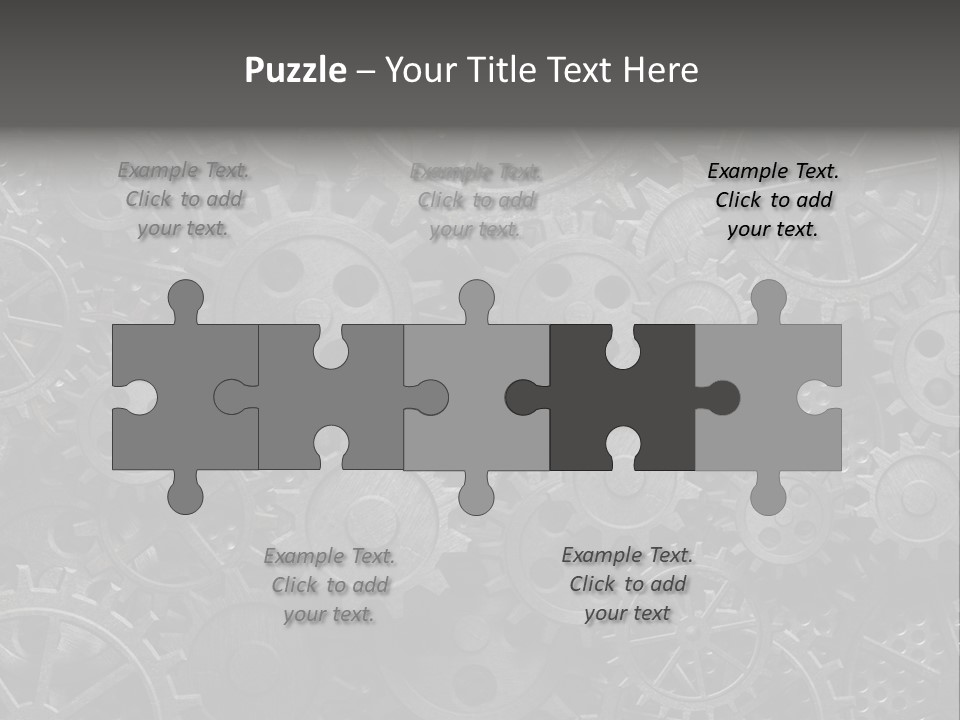 Vintage Mechanism Grunge PowerPoint Template