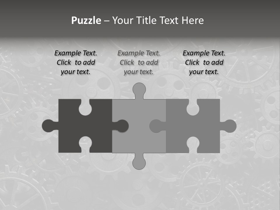 Vintage Mechanism Grunge PowerPoint Template