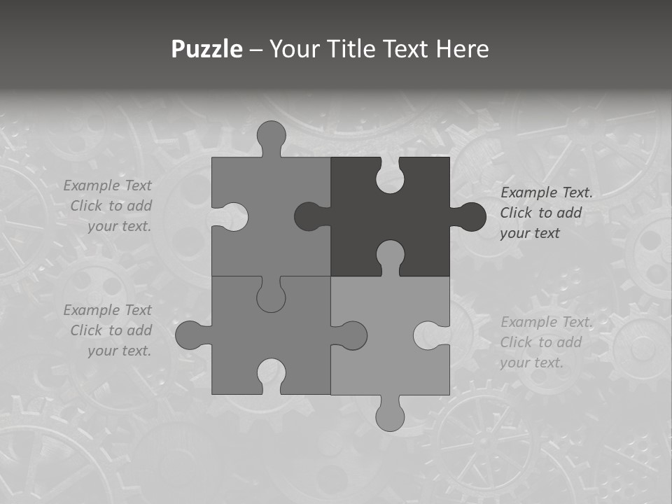 Vintage Mechanism Grunge PowerPoint Template