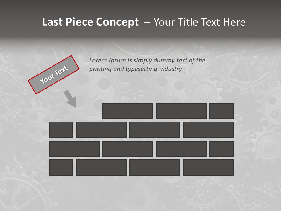 Vintage Mechanism Grunge PowerPoint Template