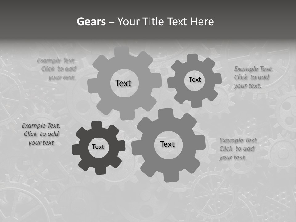 Vintage Mechanism Grunge PowerPoint Template