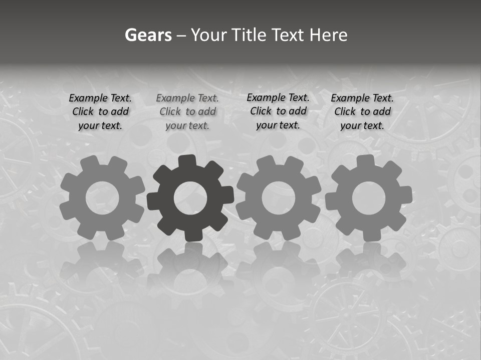 Vintage Mechanism Grunge PowerPoint Template