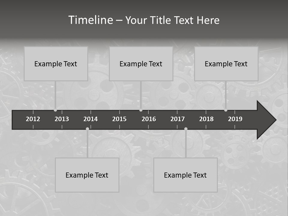Vintage Mechanism Grunge PowerPoint Template