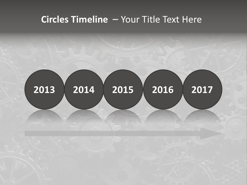 Vintage Mechanism Grunge PowerPoint Template