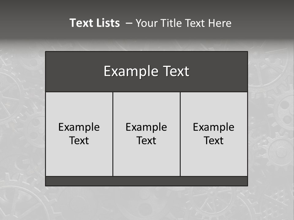Vintage Mechanism Grunge PowerPoint Template