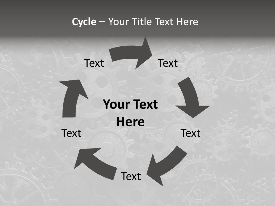 Vintage Mechanism Grunge PowerPoint Template