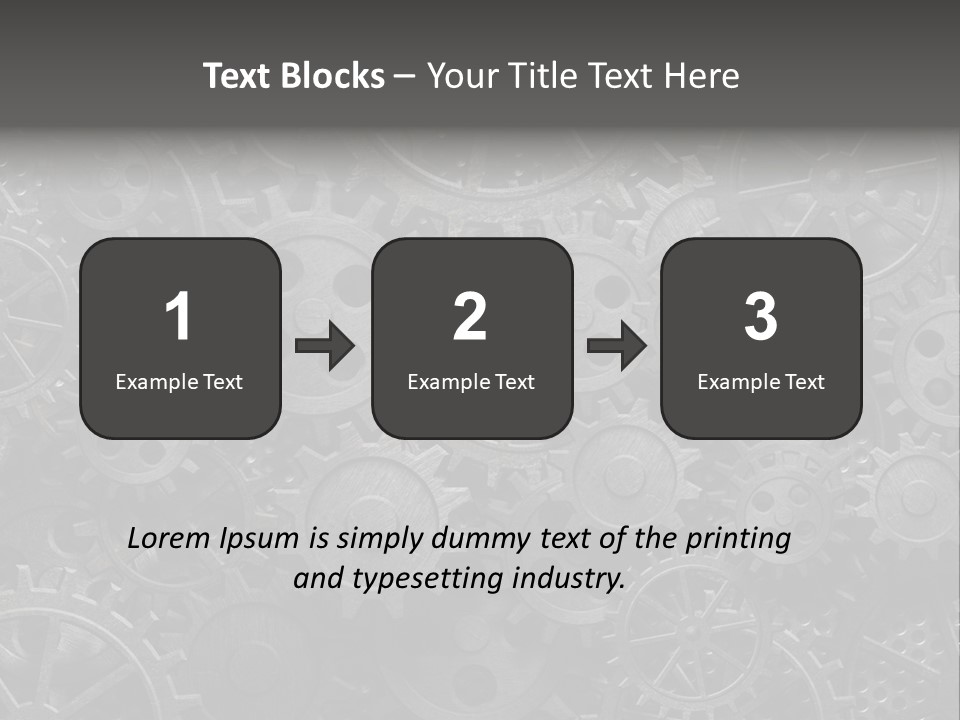 Vintage Mechanism Grunge PowerPoint Template