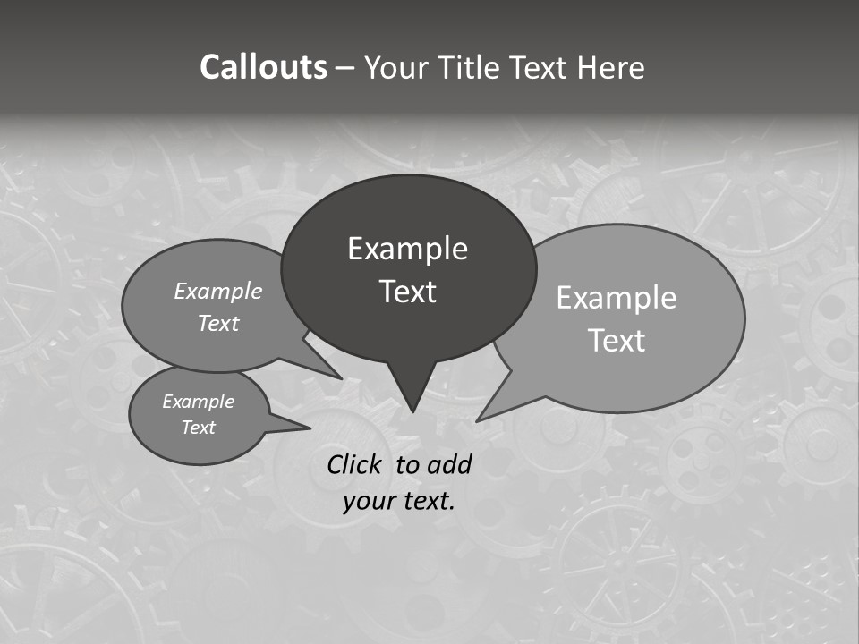 Vintage Mechanism Grunge PowerPoint Template