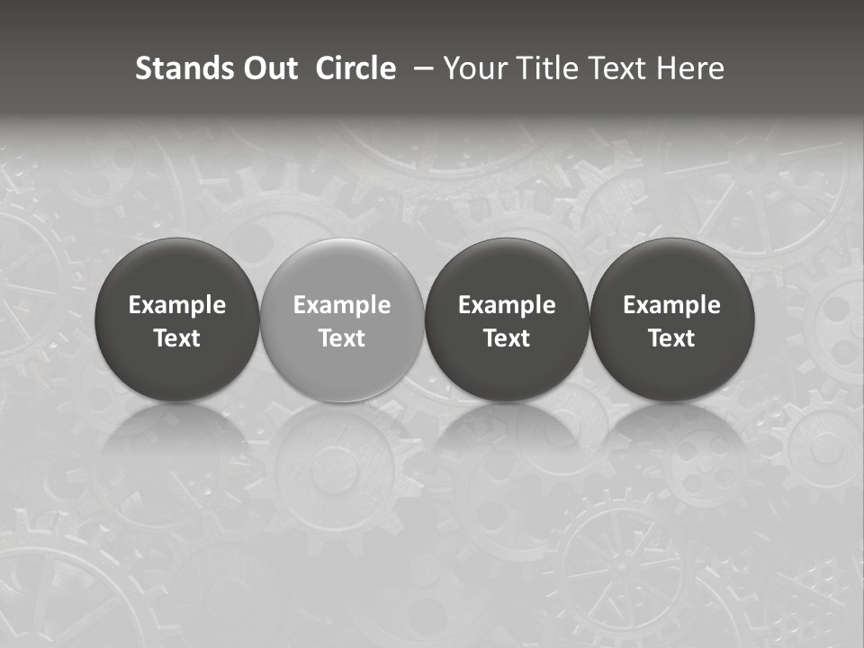 Vintage Mechanism Grunge PowerPoint Template