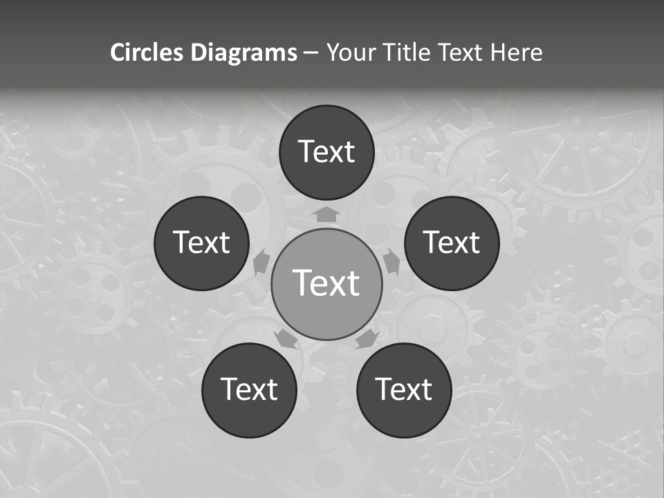 Vintage Mechanism Grunge PowerPoint Template