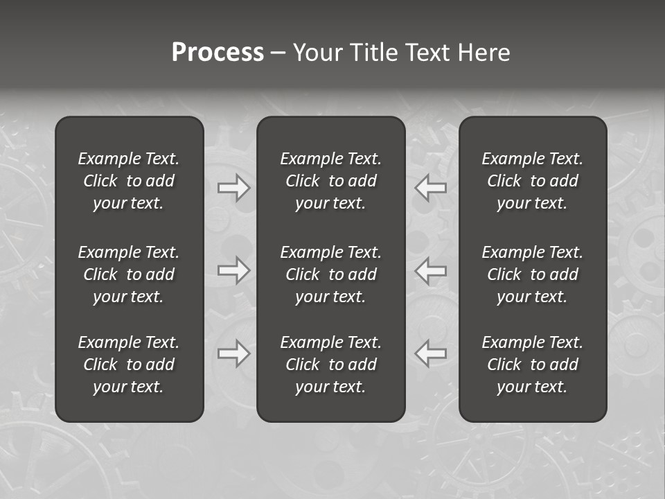 Vintage Mechanism Grunge PowerPoint Template
