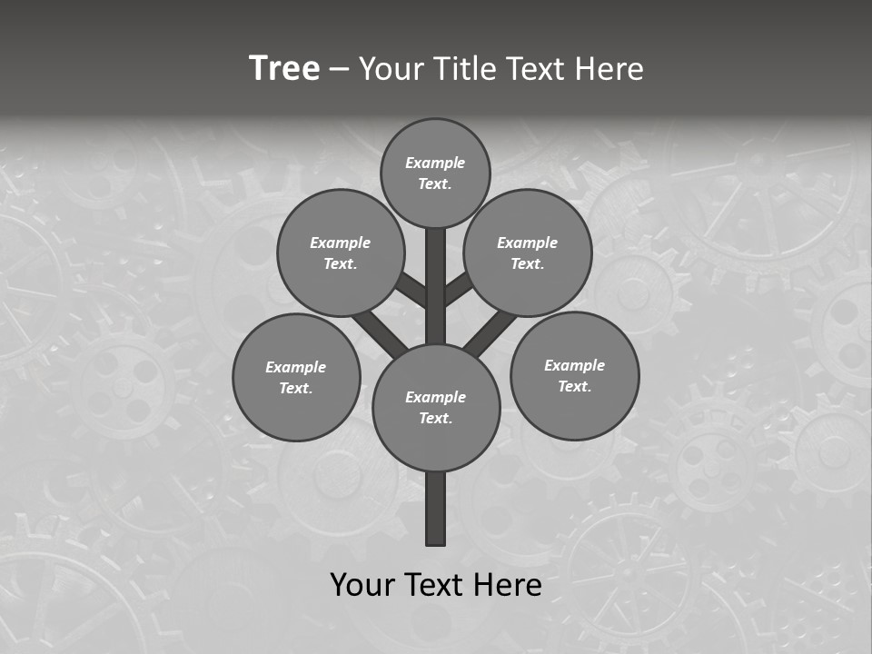 Vintage Mechanism Grunge PowerPoint Template