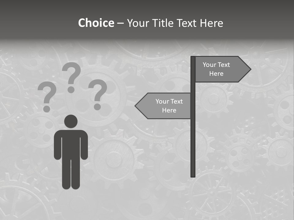 Vintage Mechanism Grunge PowerPoint Template