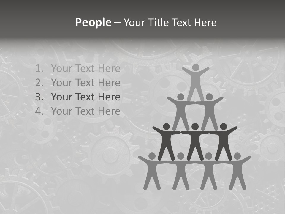 Vintage Mechanism Grunge PowerPoint Template