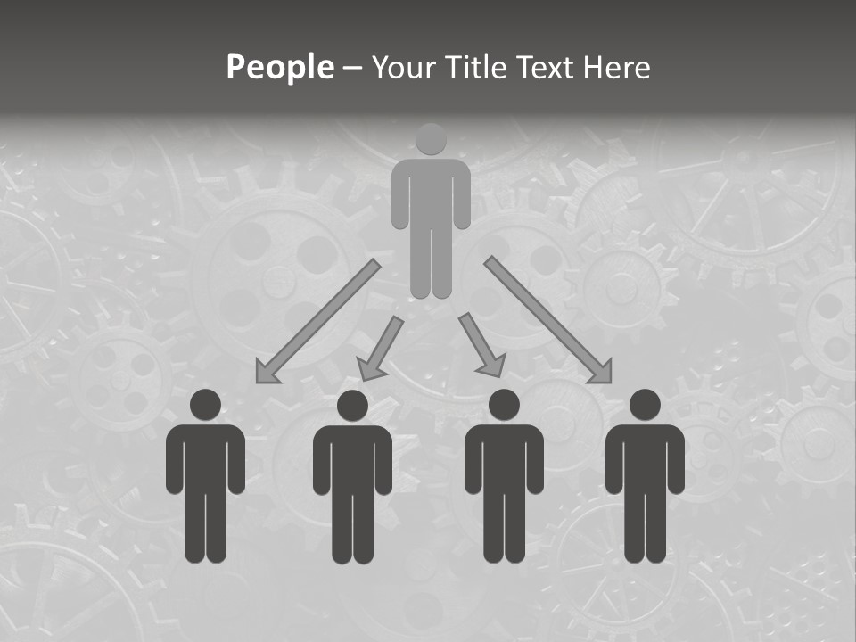 Vintage Mechanism Grunge PowerPoint Template