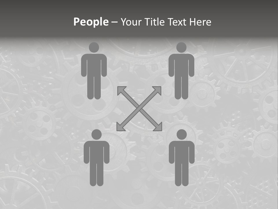 Vintage Mechanism Grunge PowerPoint Template