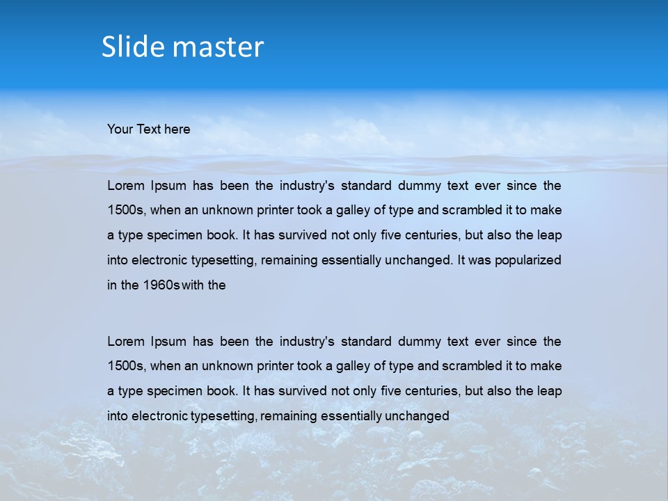 Life Fauna Wallpaper PowerPoint Template