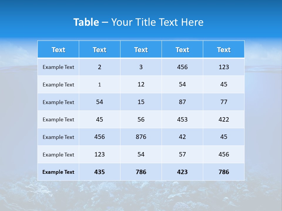 Life Fauna Wallpaper PowerPoint Template