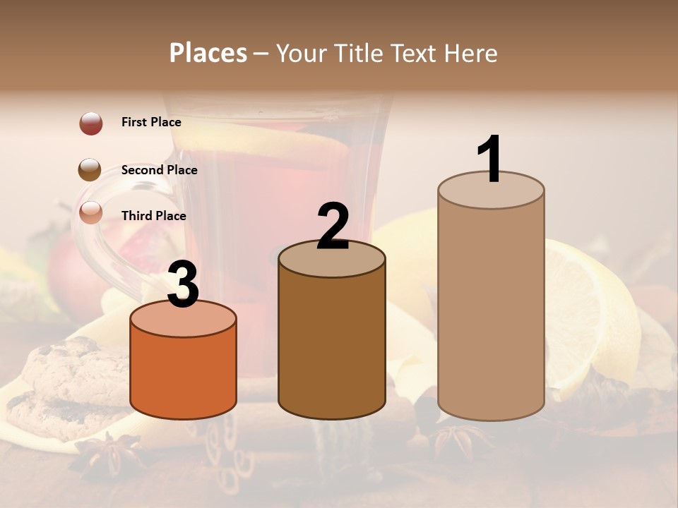 Orange Background Treatment PowerPoint Template