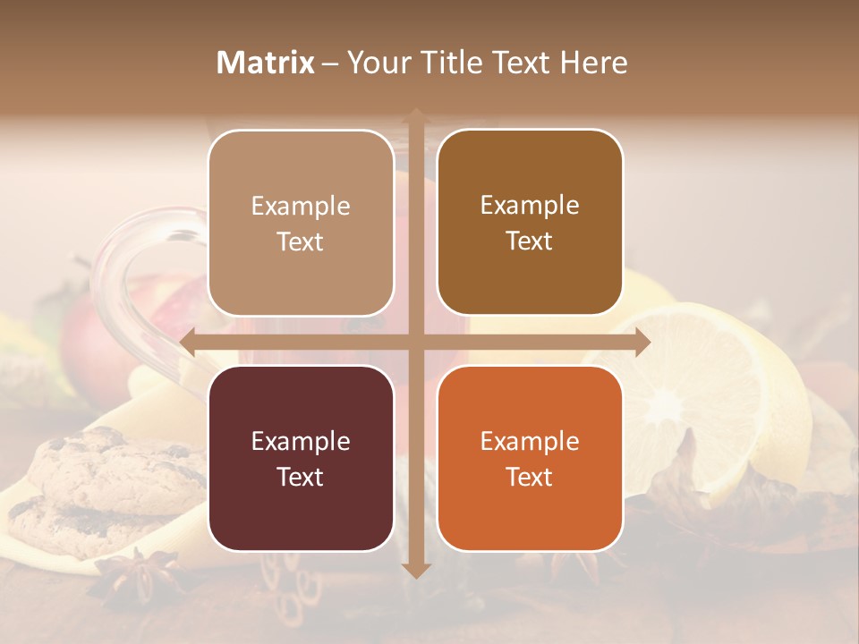 Orange Background Treatment PowerPoint Template