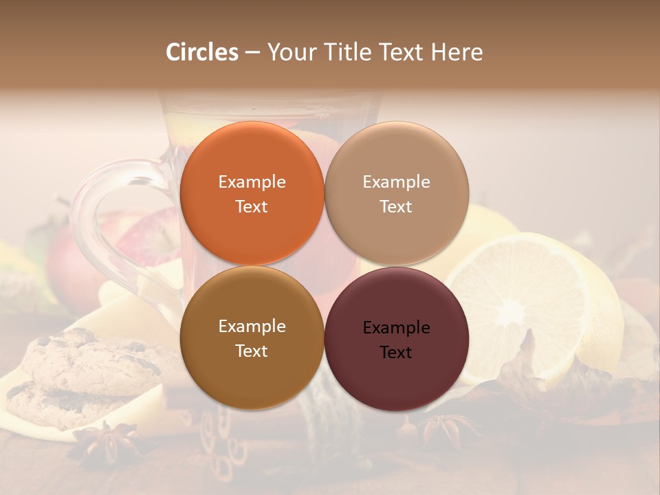 Orange Background Treatment PowerPoint Template